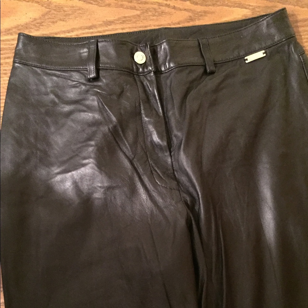 St. John Leather Pants - Picture 3 of 6